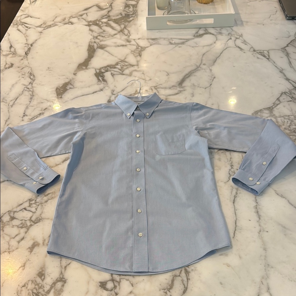 Classic Blue Oxford button down shirt